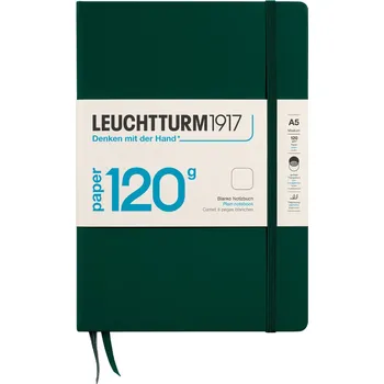 Zápisník Zápisník Leuchtturm1917 120g, A5 - Forest Green