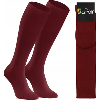 Pánské ponožky Ponožky Pánské podkolenky 027 červené, velikost 41-43