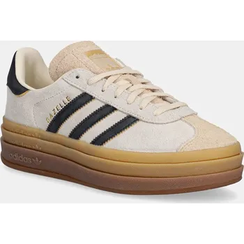 Dámská obuv Semišové tenisky adidas Originals Gazelle Bold JS3892 béžová 80X, EUR 41 1/3