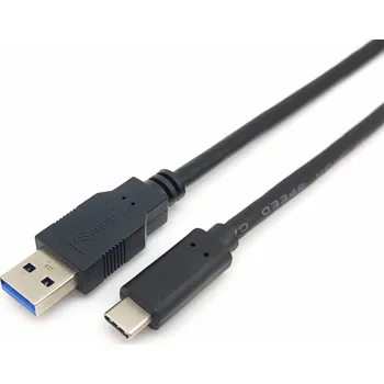Datový kabel Kabel USB-A – USB-C USB 2 m černý (128344)