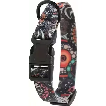 Obojek pro psa Boho obojek pro psy – Nastavitelný a pevný - L , Černá