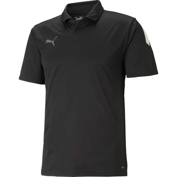 Pánské tričko Pánské polotričko Puma TEAM LIGA SIDELINE POLO SHIRT XXL Černá, Šedá