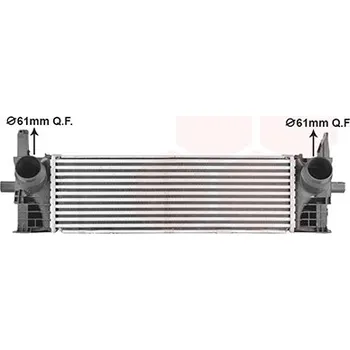 Chladič motoru Chladič turba VAN WEZEL 06014718