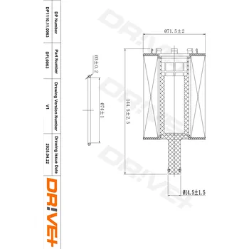 Olejový filtr Olejový filtr Dr!ve+ DP1110.11.0063