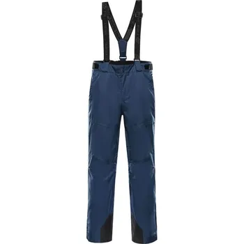 Pánské lyžařské kalhoty ALPINE PRO EDES 2 S Tmavě modrá, Černá