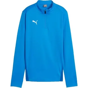 Dámská móda Dámské sportovní triko Puma TEAMGOAL TRAINING 1/4 ZIP TOP W M Modrá, Bílá