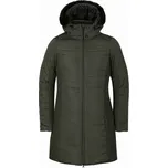 Dámský prošívaný kabát ALPINE PRO NORGA M Tmavě zelená