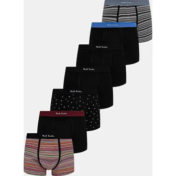 Pánské spodní prádlo Boxerky Paul Smith 7-pack M1A.914.T7PK13 černá 99X, vel. M