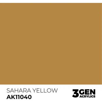 Modelářská barva AK Interactive Sahara Yellow AK11040 - 17 ml