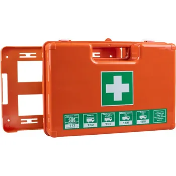 Lékárnička STERIWUND Plastová nástěnná lékárnička na zeď , vybavená pro 30 osob