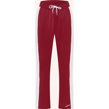 Pegador Dámské Tepláky Martera S Pruhy, tmavě červená / bílá, 36