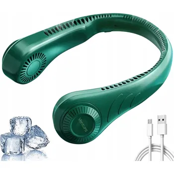 Domácí ventilátor Mini ventilátor Ventura Přenosný Bezdrátový Klimatizér zelený