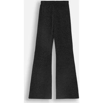 Dámské legíny Legíny pro dívky černé s lesklou nitkou, velikost 140 Coccodrillo ZC4