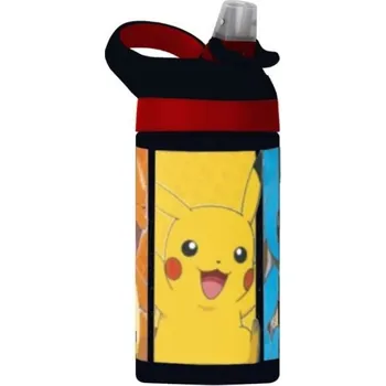 Láhev Plastová láhev na pití s pítkem Pokémon: Pikachu (objem 750 ml)