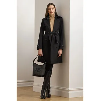 Dámský kabát Trench kabát Lauren Ralph Lauren 297967122 černá 99X, vel. L
