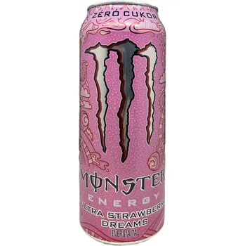 Energetický nápoj Monster Energy Company USA Monster Energy Ultra Strawberry Dreams 500ml [HU] Energiaital, Zéró Cukor
