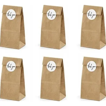 Sáček na potraviny Sáčky na sladkosti, kraft (1 balení / 6 ks)