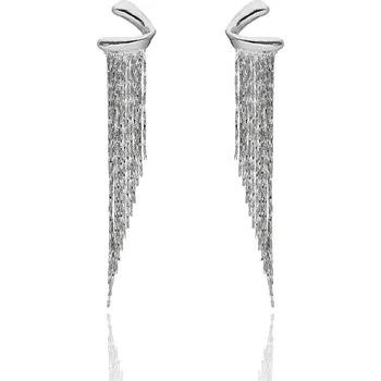 Náušnice Dlouhé náušnice YVON ve stříbrné barvě s jemnou kaskádou