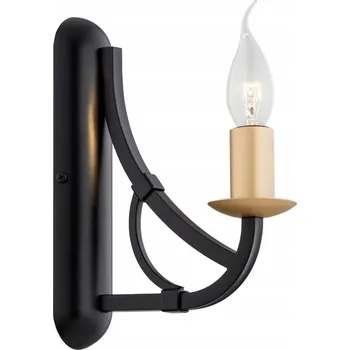 Nástěnné svítidlo Nástěnné svítidlo Argon černé, žluté E14 40 W