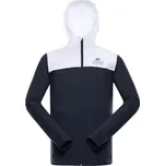 Pánská funkční mikina ALPINE PRO FANC S Tmavě modrá, Bílá