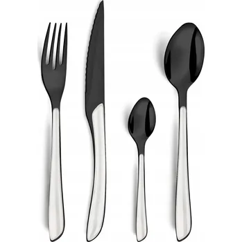 Příbor AMEFA Lumino Bílá 16dílná Sada Příborů Nerezová Ocel