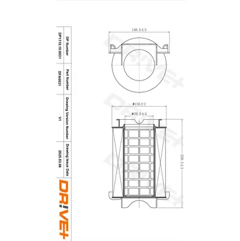 Vzduchový filtr Vzduchový filtr Dr!ve+ DP1110.10.0031
