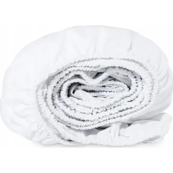 Prostěradlo Prostěradlo s gumou bavlna jersey 200x220cm, barva bílá