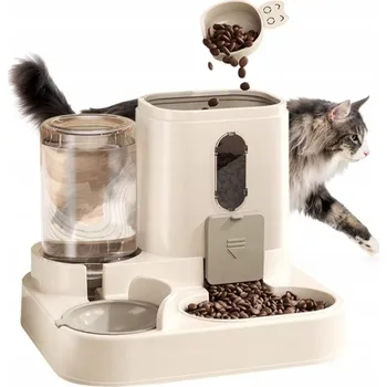 Miska pro psa Sada dvou misek na krmení Ecarla, plastové, 650 ml