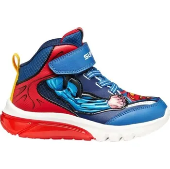 Chlapecké tenisky Chlapecká volnočasová obuv Geox J CIBERDRON 33 Modrá, Červená, Bílá