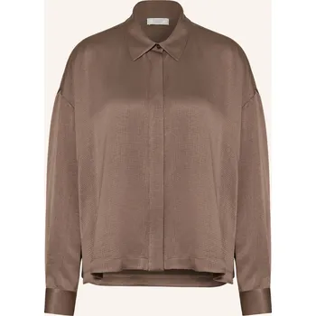 Dámská halenka Peserico Dámská Satinová Košile, černošedá, 40