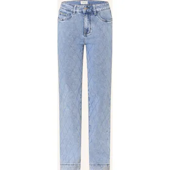 Dámské džíny Cartoon Dámské Rovné Džíny S Ozdobnými Kamínky, 8618 light...