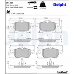 Sada brzdových destiček, vždy 4 kusy v sadě DELPHI LP1309