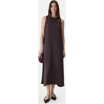 Dámské šaty Marella Letní šaty Uguale 2615221011 Hnědá Regular Fit 50