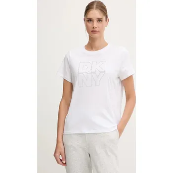 Pánské tričko Bavlněné tričko Dkny DP6T1533 bílá 00X, vel. M