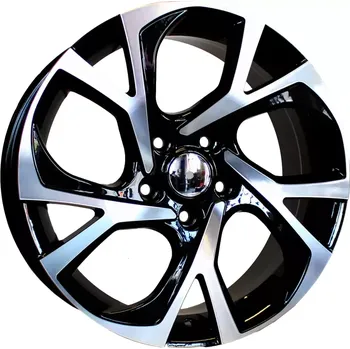 Auto-moto Alu kola Racing Line FE132, 17x7 5x114.3 ET45, černá + leštění