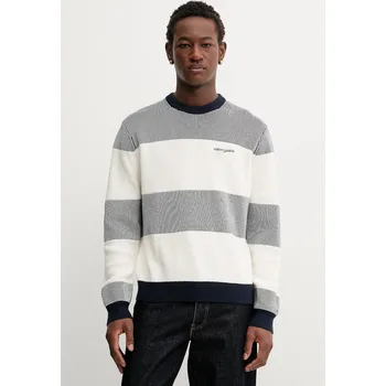 Pánský svetr Bavlněný svetr Tommy Jeans DM0DM22110 námořnická modř 59X, vel. L