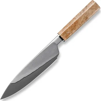 XIN CUTLERY XC137 stabilizovaný javorový burl šéfkuchařský nůž 20,5 cm