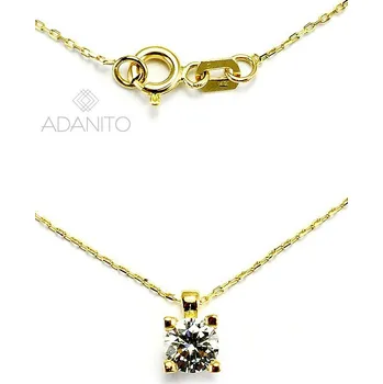 Řetízek Zlatý náhrdelník se zirkonem