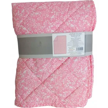 Prostěradlo Přehoz na Postel 130x180 cm z Mikrovlákna Růžový