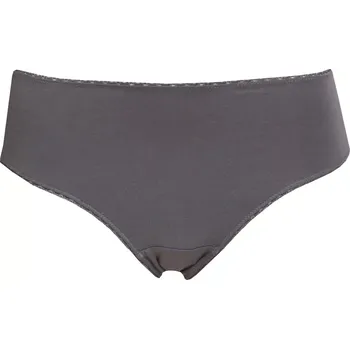 Kalhotky Dámské brazilky Schiesser s krajkou 182905 olivová velikost S-34/36