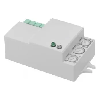 Pohybové čidlo Mikrovlnný snímač pohybu k zabudování, nastavení pomocí otočných knoflíků, dosah 15 m