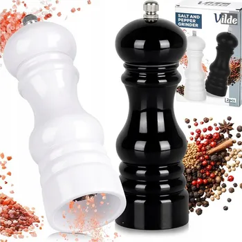 Kuchyňský mlýnek Ruční mlýnek Vilde plast bílý, černý