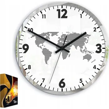 Hodiny Nástěnné hodiny v moderním stylu akrylové Continental Kulatý Quartzové