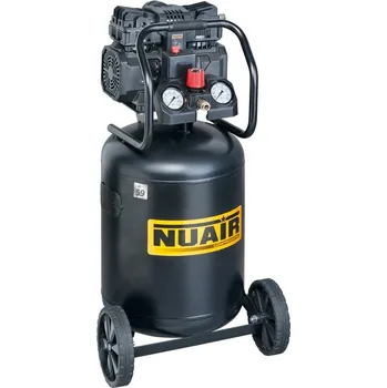 Kompresor BEZOLEJOVÝ KOMPRESOR VERTIKÁLNÍ 50 L 8 BAR TLUMENÝ 59 DB 1.5 KM B2DV304NUA NUAIR