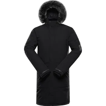 Pánský zimní kabát Pánský kabát ALPINE PRO WUSS černá 5XL