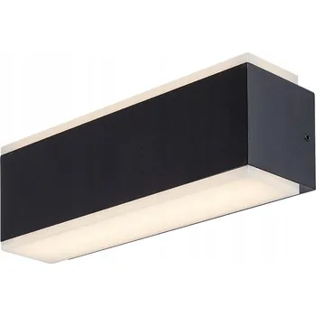 Venkovní osvětlení Venkovní nástěnné svítidlo Rabalux černé, integrovaný LED zdroj 0 W