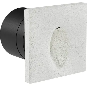 Venkovní osvětlení Redo Venkovní LED svítidlo do stěny BAST oval 2,5W, 10x10 cm, IP65 Barva: slonovinová, Barva světla: 3000K