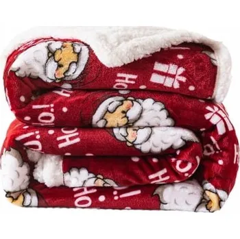 Prostěradlo Deka z mikrovlákna Cotton world 200 cm x 160 cm červená