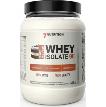 Protein Proteinový izolát 7Nutrition prášek 500 g příchuť sušenka s krémem
