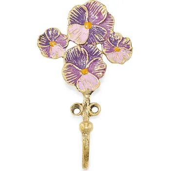 Věšák Nástěnný věšák Doing Goods Valery Violet Field Hook 1.10.10.074.040.4 žlutá 18X